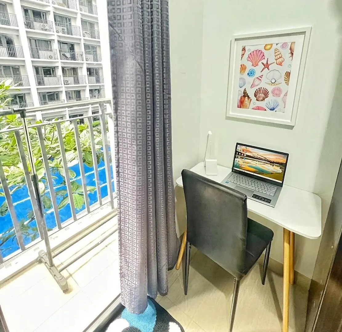 מנילה Shore 2 Condo Pool View Beach Vibes Near Sm Moa הפיליפינים